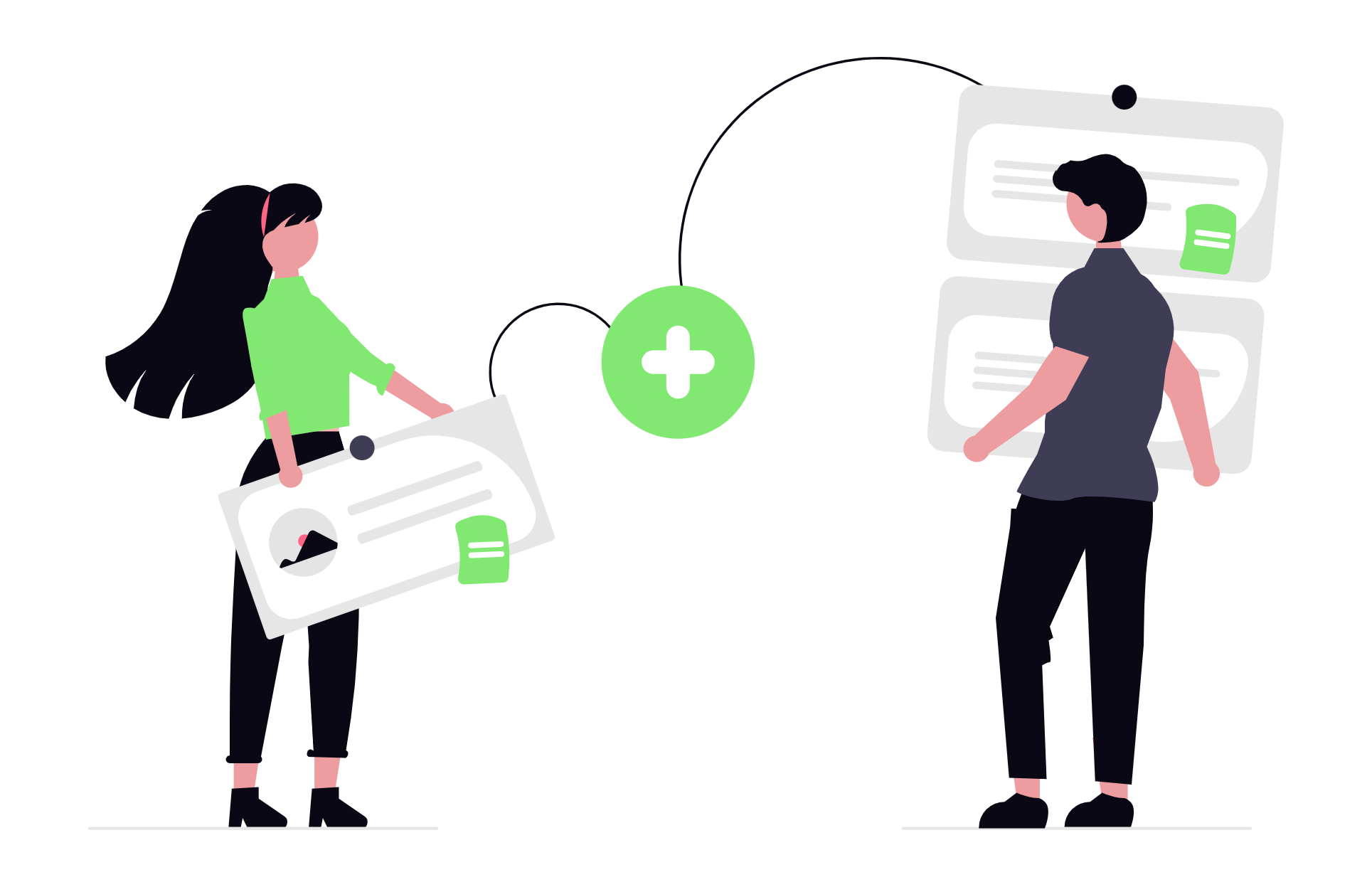 LinkTasky メインイラスト